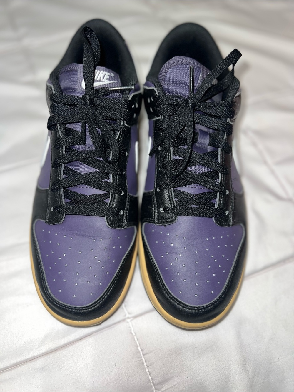 Nike Women’s Low-Top Sneakers in Purple, Black and Tan